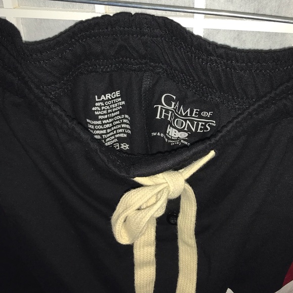 Game of thrones by HBO black pajama pants - Large - Picture 7 of 7